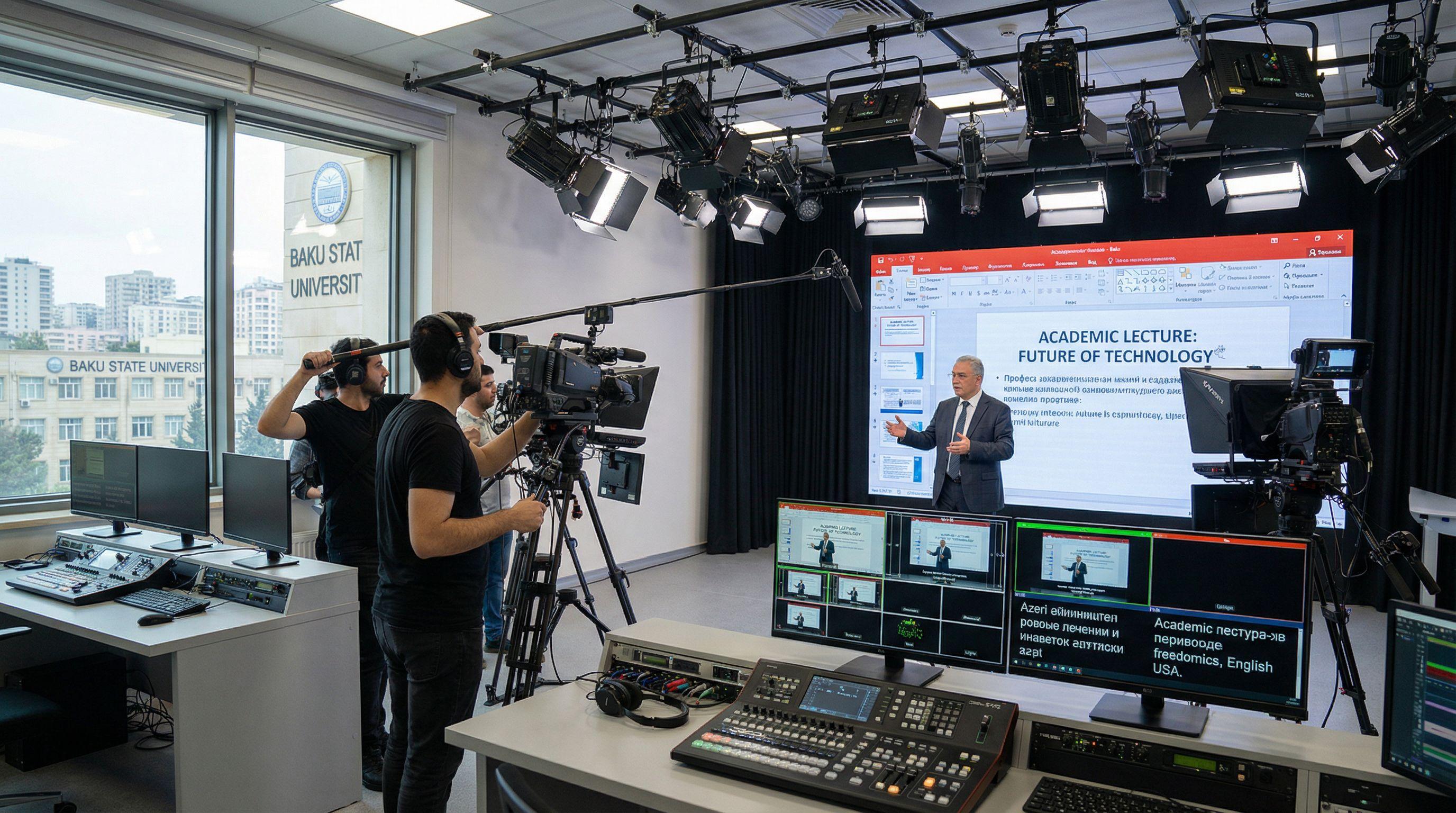Baku's Conference Scene Goes Global: Video Localization for Academic Events
